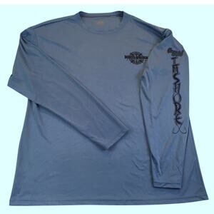 Bonita Springs A4 Long Slv Performance Fabric T-Shirt Fish